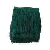 Kód: 39028 Vágott végű rojt 30 cm hosszú - VERDE SMERALDO